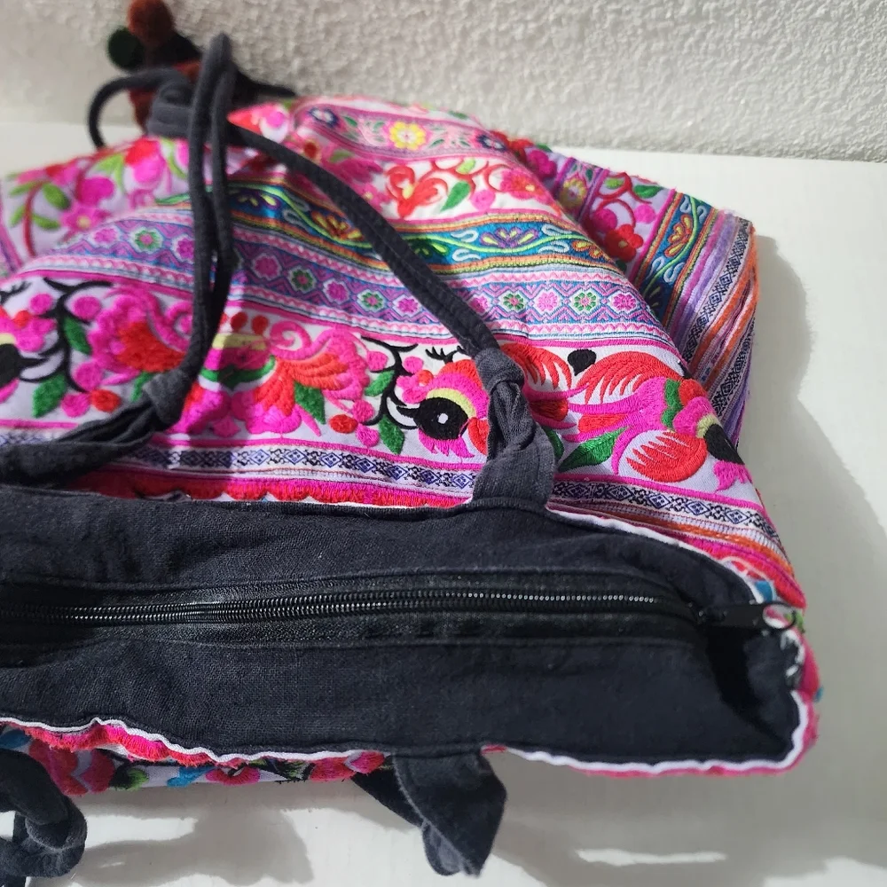 Hmong embroidered boho